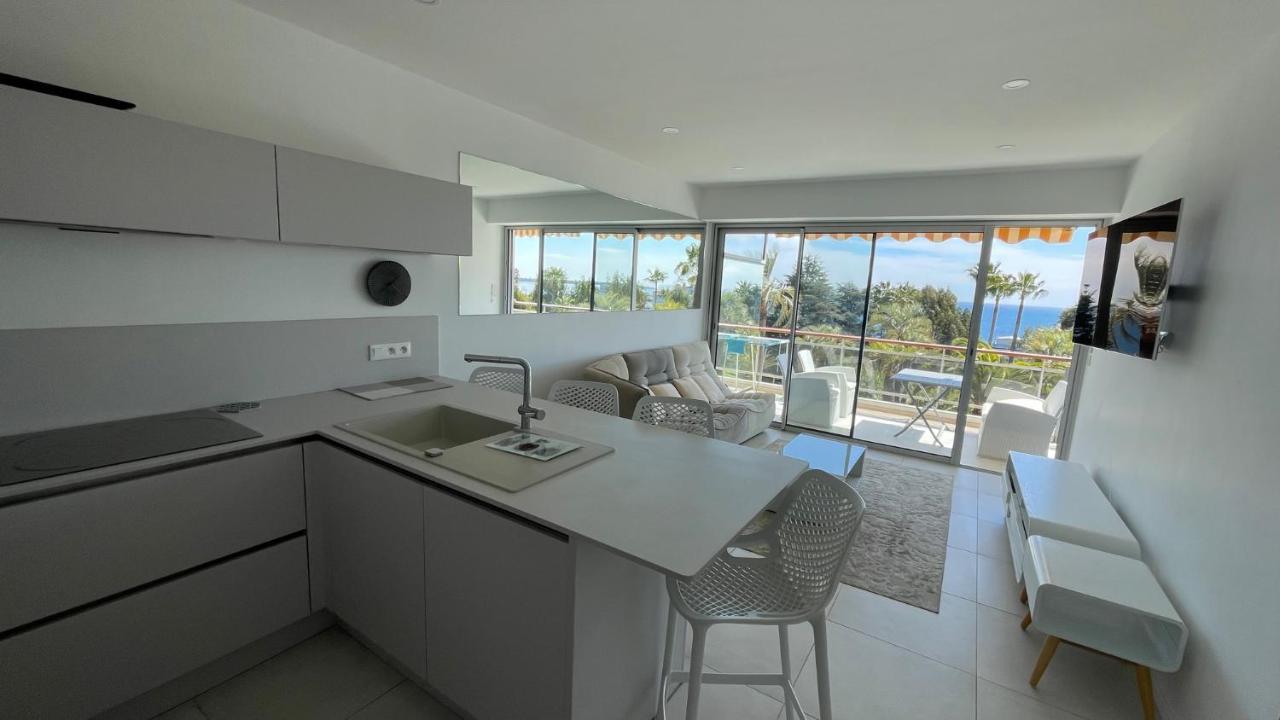Appartement 2 Chambres Vue Mer Panoramique, Proche Croisette Cannes ヴァロリス エクステリア 写真