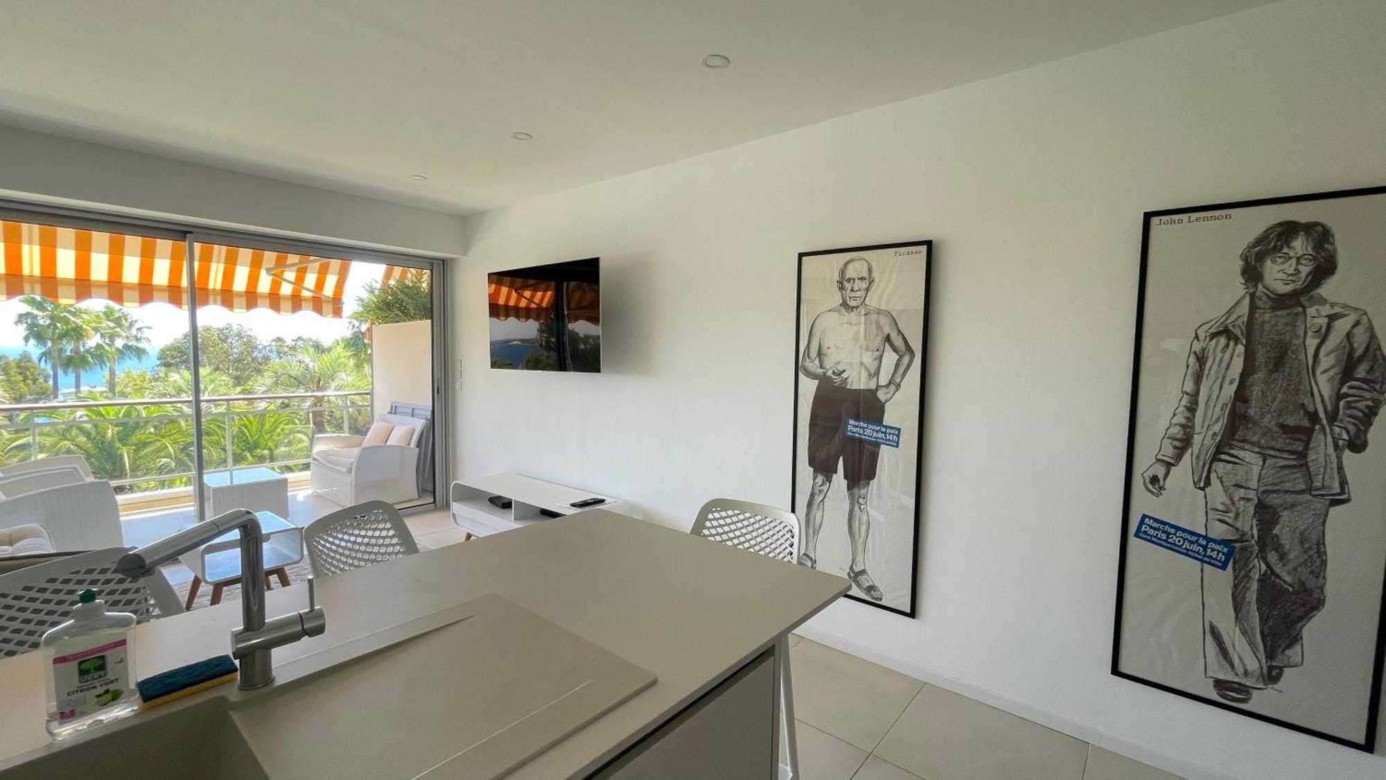 Appartement 2 Chambres Vue Mer Panoramique, Proche Croisette Cannes ヴァロリス エクステリア 写真
